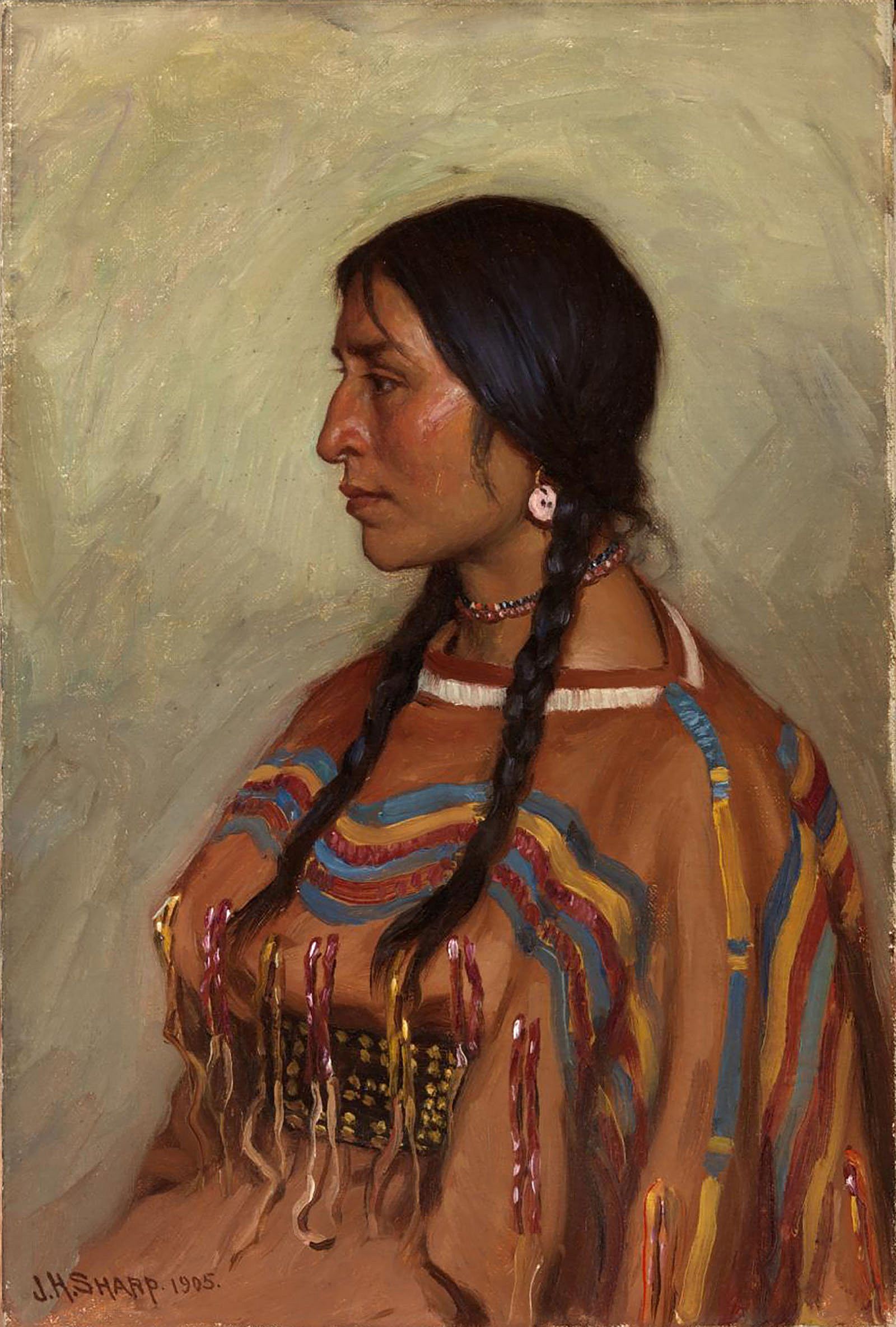 Blackfoot Indian Girl